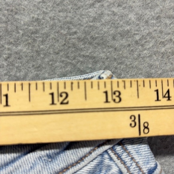 American Eagle Jeans Womens 4 Blue Mom High Rise Light Wash Distressed Denim - Picture 5 of 14